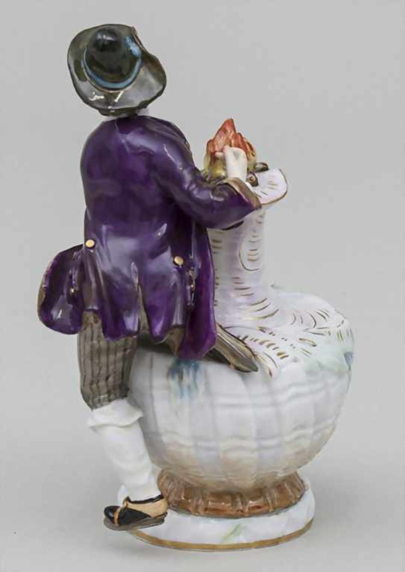 Allegorie des Winters / A Figurine Allegory Of The Winter, Meissen, 1. Hälfte 19. Jh. junger Mann - Image 2 of 4