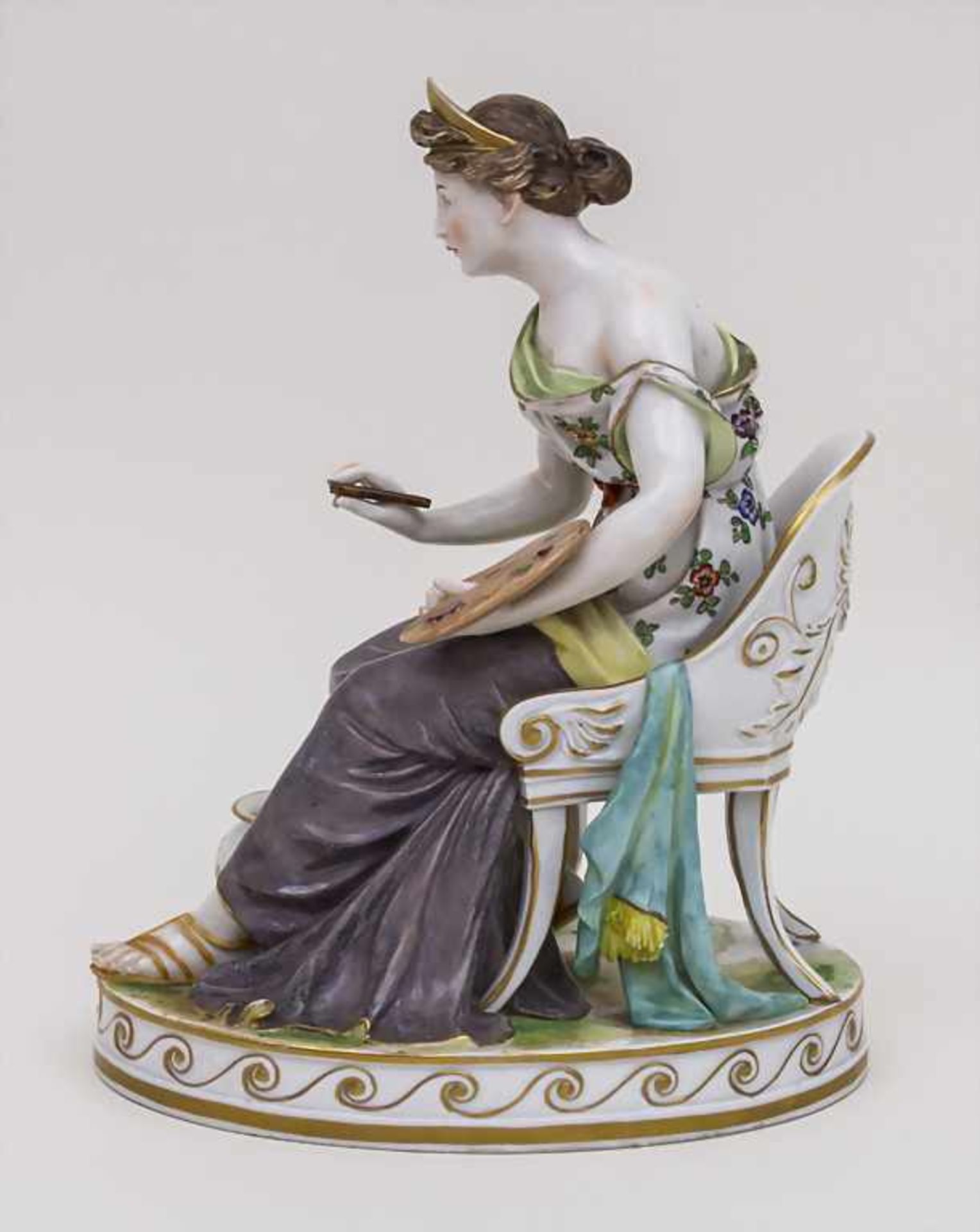 Allegorie der Malerei / Figurine of Arts, Fasold & Stauch, Bock-Wallendor, um 1910 Material: - Image 2 of 5