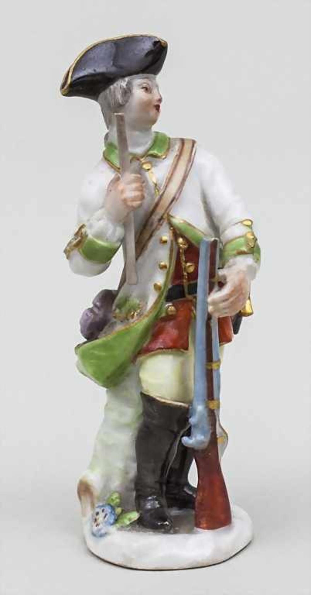 Jäger mit Gewehr u. Ladestock / A Hunter With Rifle, Meissen, 1924 - 1934 (Pfeiffer-Zeit) - Image 2 of 4