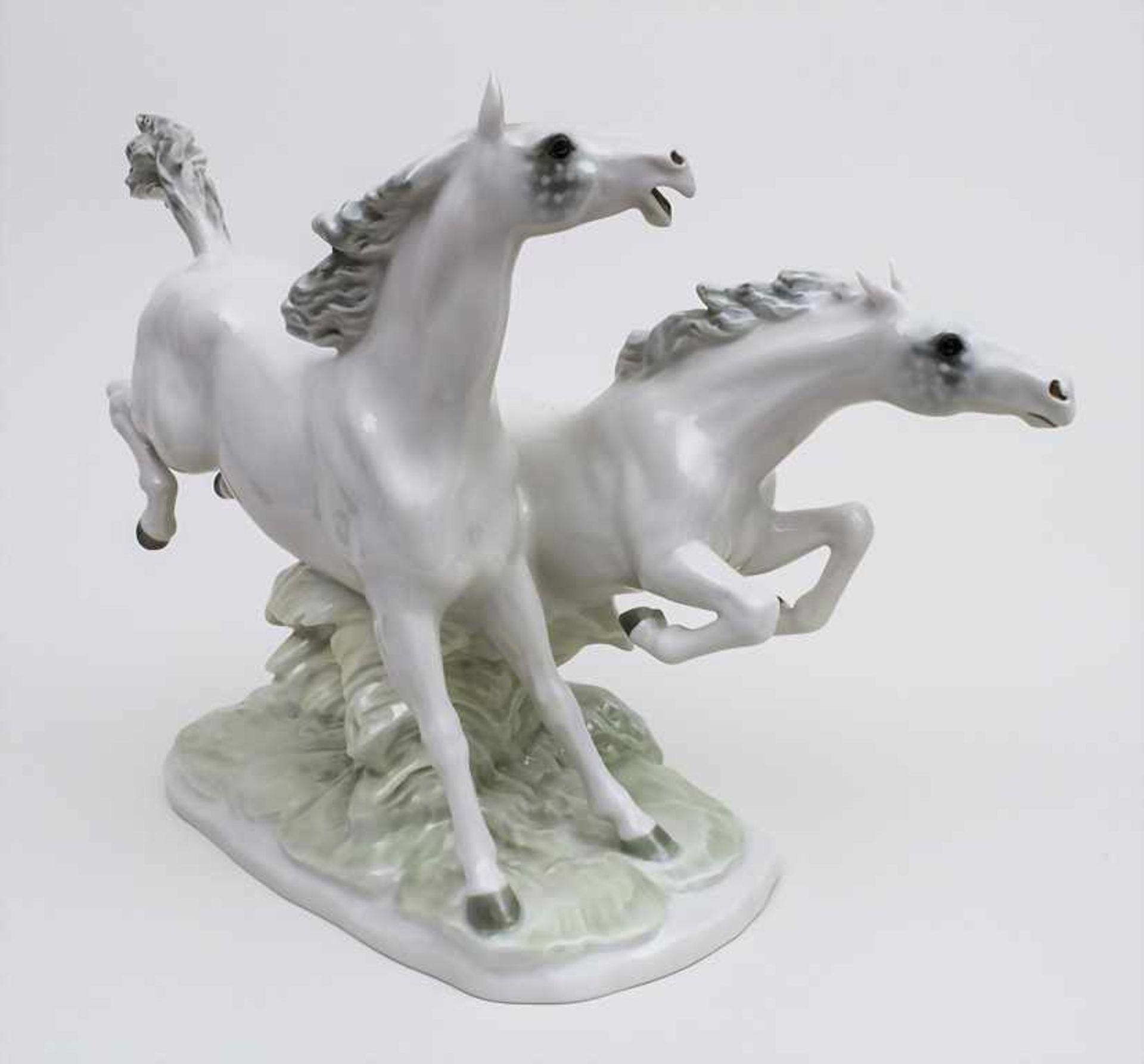 Tierplastik Pferde / Porcelain Horses, Lorenz Hutschenreuther, Germany, KunstabteilungSelb, ab