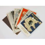 20 Postkartenmit Motiven III. Reich, z.T. gelaufen, zahlreiche Sonderstempel