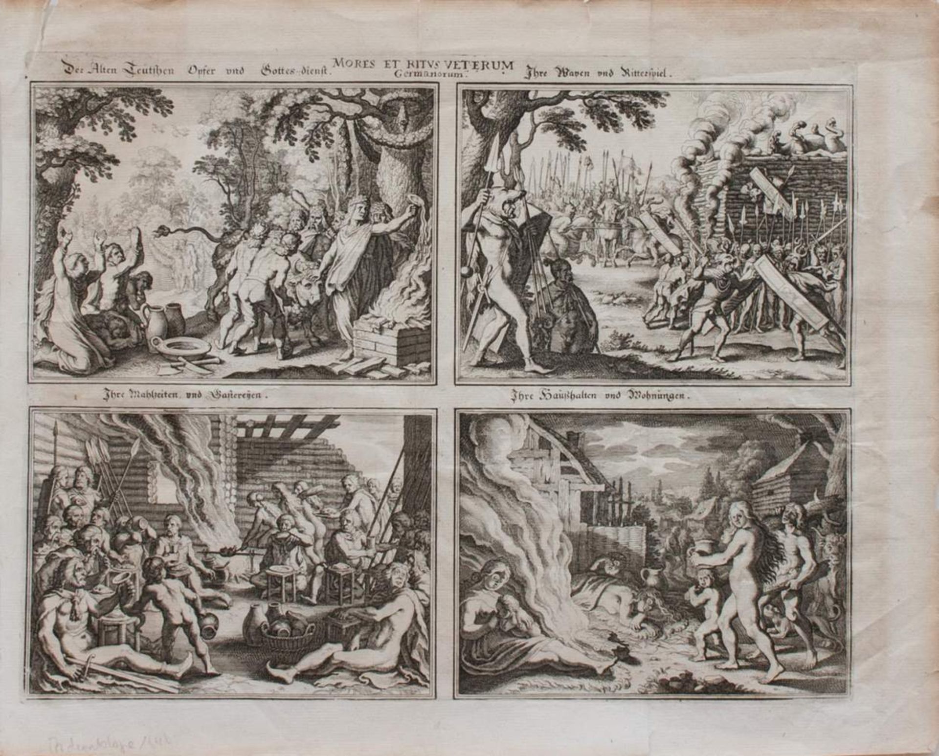 Matthäus Merian (Basel 1621 - 1687 Frankfurt/ Main, Maler, Kupferstecher u. Verleger, Hrsg. d. "