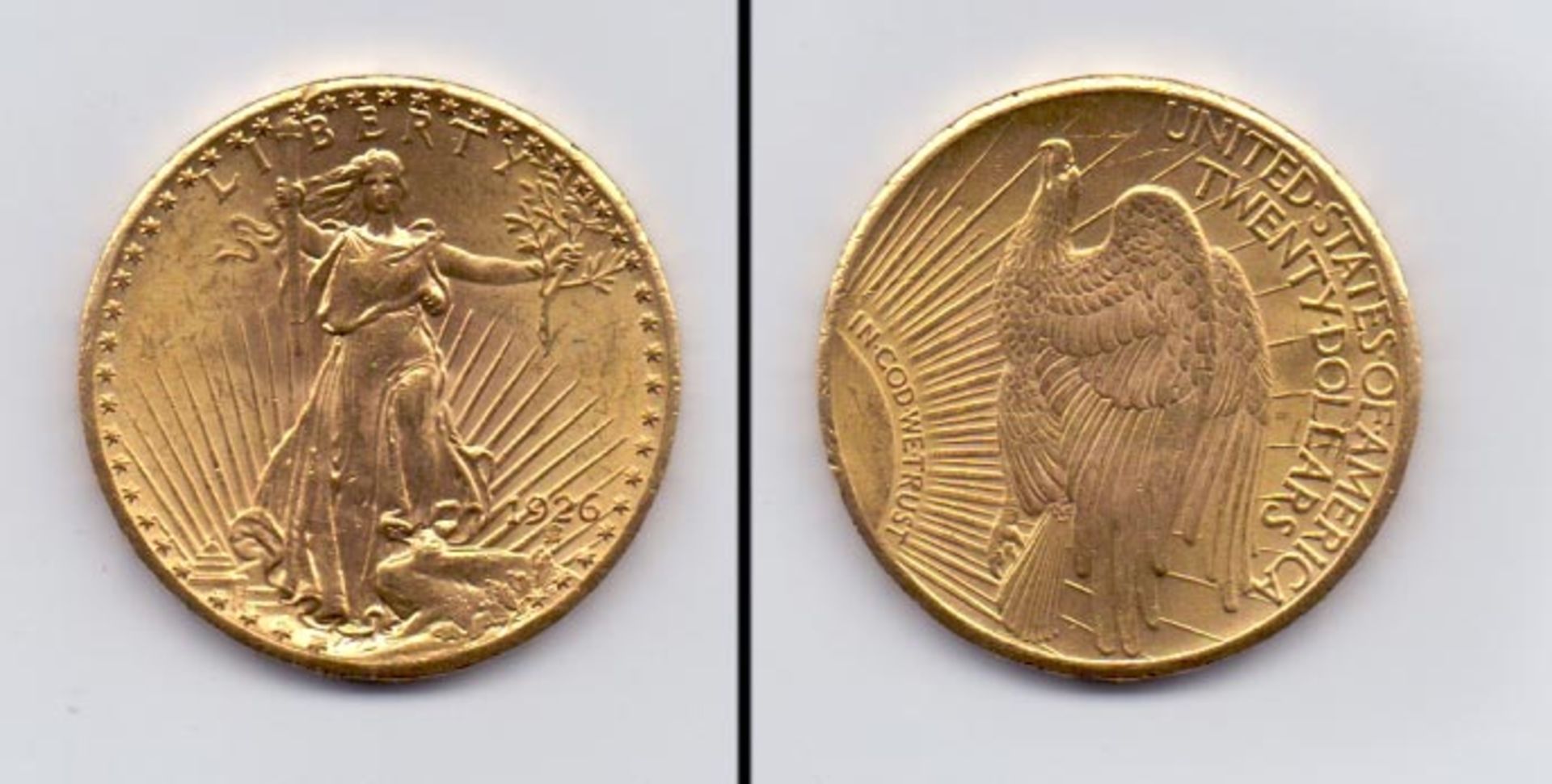 20 Dollar USA 1926, Eagle, Gold