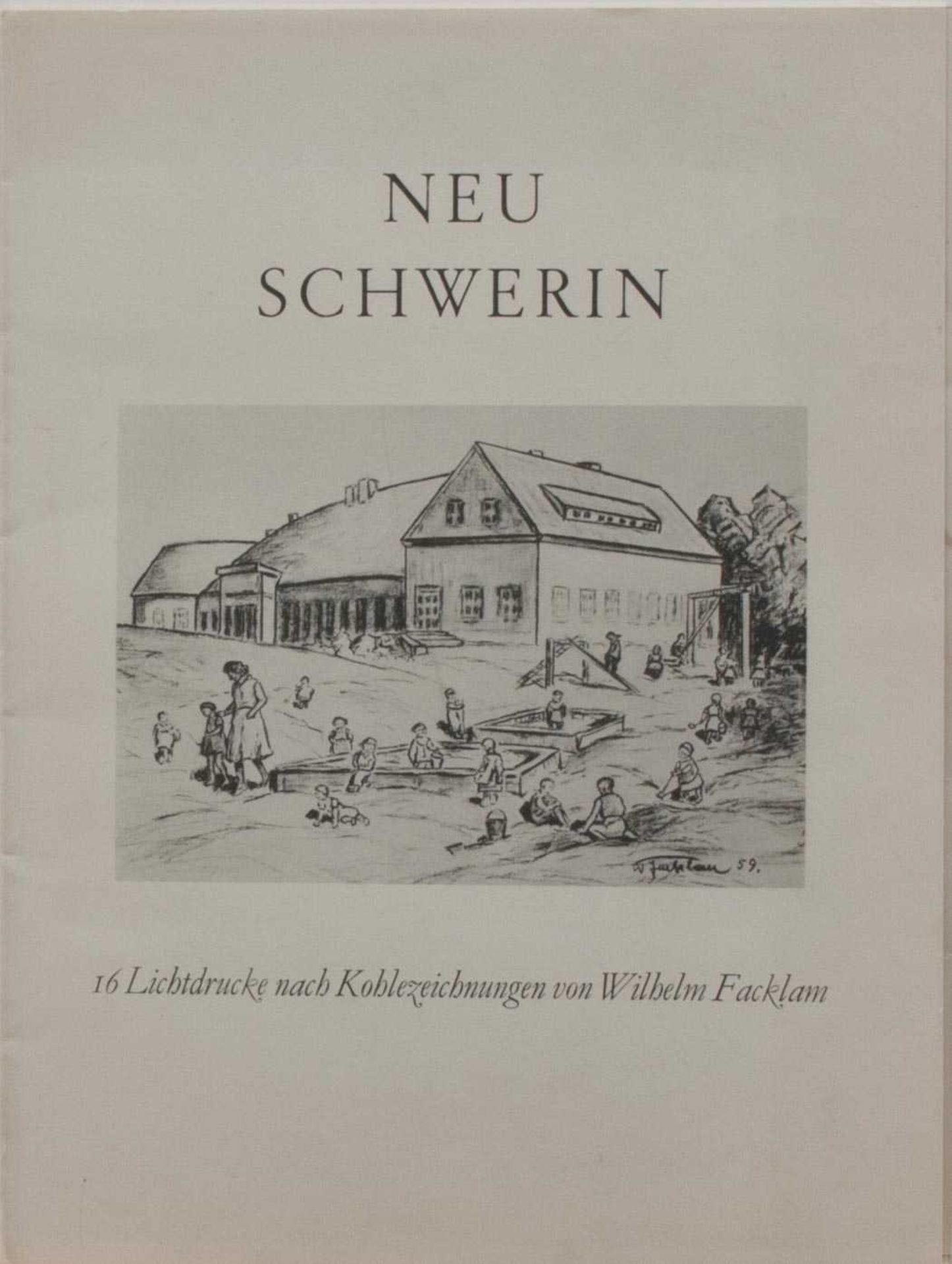 Wilhelm Facklam (Upahl 1883 - 1972 Winkelhaid, deutscher Landschaftsmaler u. Zeichner, Std. a.d.