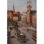 Monogrammist "AS": Kopenhagen. Öl/Leinwand, mittig unten monogrammiert/datiert: (19)34. Blick auf