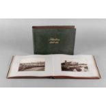 Zwei Fotobände "Italien 1892-93" ohne Orts- und Verlagsangaben, Großfolio-Format, 32 bzw. 36