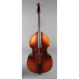 Kontrabass USA, 1. Hälfte 20. Jh., innen mit Klebezettel Genuine Kay Bass Viol., Seriennummer 10657,