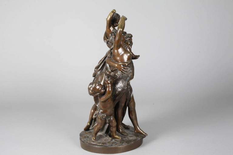 Darstellung des antiken Motives "Triumph des Bacchus" nach Claude Michel, genannt Clodion, - Image 5 of 5