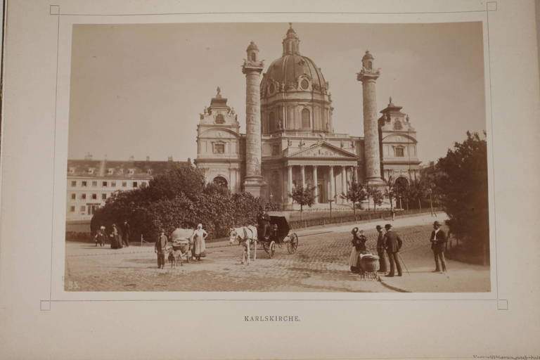 Fotoband "Ansichten von Wien" K.u.k. Hof-Photograph V. Angerer, Wien o. J. (um 1885), Querformat 8°, - Image 9 of 9