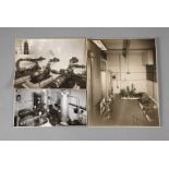 Max Krajewsky, drei Industrie-Fotografien "Wasserwerk Nilewsky Berlin", um 1935, Vintages,