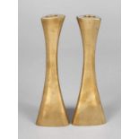 Schweden Vasenpaar 1960er Jahre, gemarkt BCA Eskilstuna, Made in Sweden, Mönsters No. 4973,