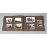 Fotoalbum Studentika um 1927/28, ca. 100 montierte und handschriftl. bezeichnete Fotografien,