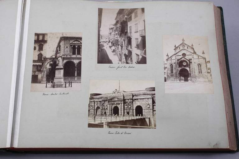 Zwei Fotobände "Italien 1892-93" ohne Orts- und Verlagsangaben, Großfolio-Format, 32 bzw. 36 - Image 3 of 10
