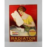 Werbeplakat Radiator Frankreich, um 1920, Farblithographie auf Papier, sehr gute Erhaltung, Z 1,