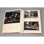 Fotoalbum "Rheinlandfahrt -Schlangenbad" bezeichnet und datiert 1936, Album mit ca. 60 montierten