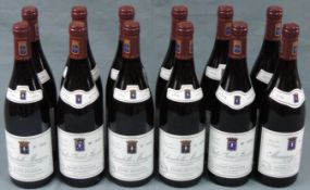 12 Flaschen Burgunder, Rotwein. Von Andre Ziltener.1 mal 2011 Mercury 1er Cru. 5 mal Nuits - Saint -