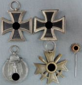 Eisernes Kreuz 1. Klasse 2. Weltkrieg. Eisernes Kreuz 2. Klasse.Kriegsverdienstkreuz mit