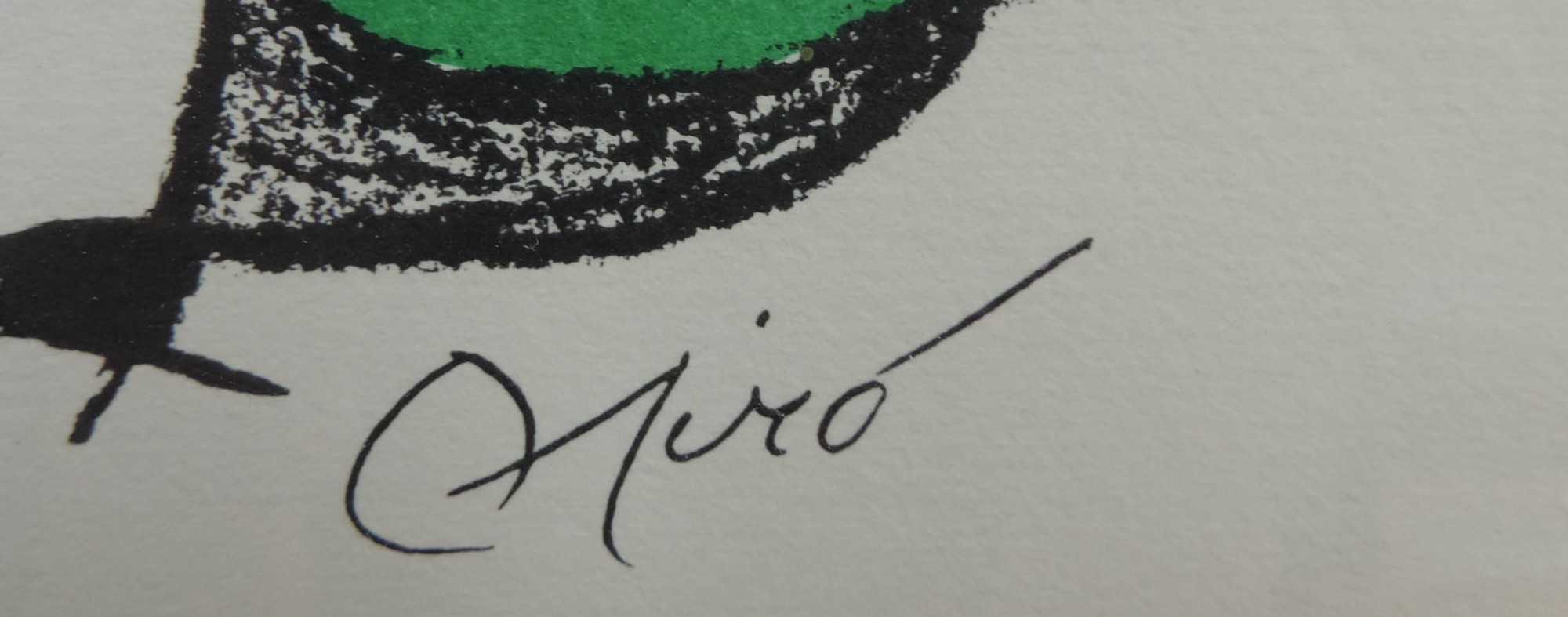 Joan MIRO (1893 - 1983). 2 Lithographien, Querformate.Circa 20 cm x 40 cm.Joan MIRO (1893 - 1983), 2 - Image 5 of 6