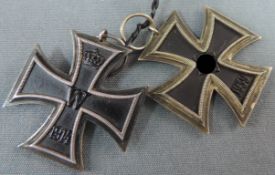 Eisernes Kreuz 2. Klasse, 1. Weltkrieg. Eisernes Kreuz 1. Klasse, 2. Weltkrieg, III. Reich.Wird