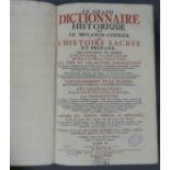 Louis Moreri: Le grand dictionnaire historique ou le melange curieux de l'histoire sacree et pr ...