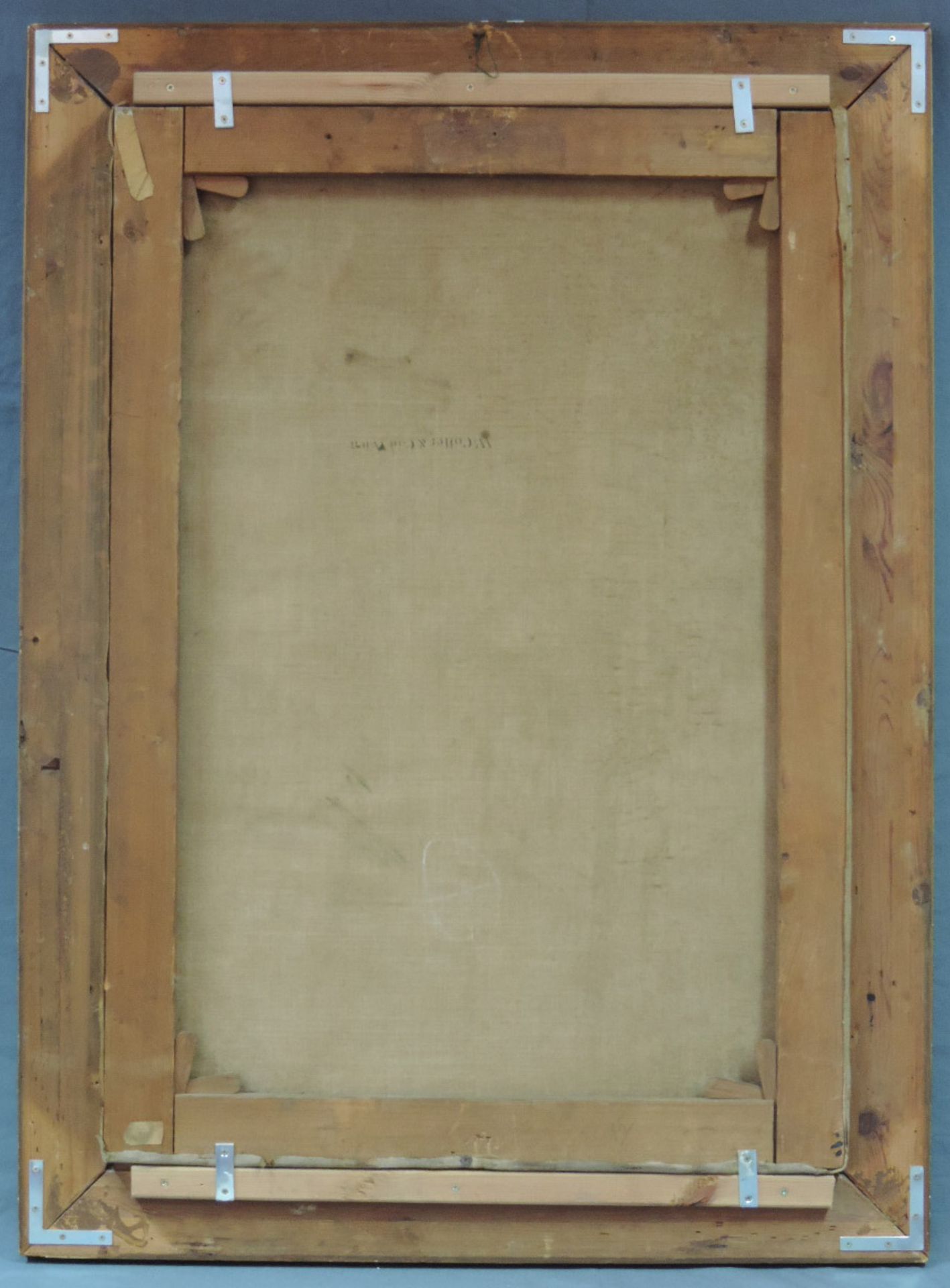 Antonin LHOTA (1812 - 1905). Memento Mori. 1852. Kardinal vor Sarkophag.95 cm x 65 cm. Gemälde, Öl - Image 8 of 9
