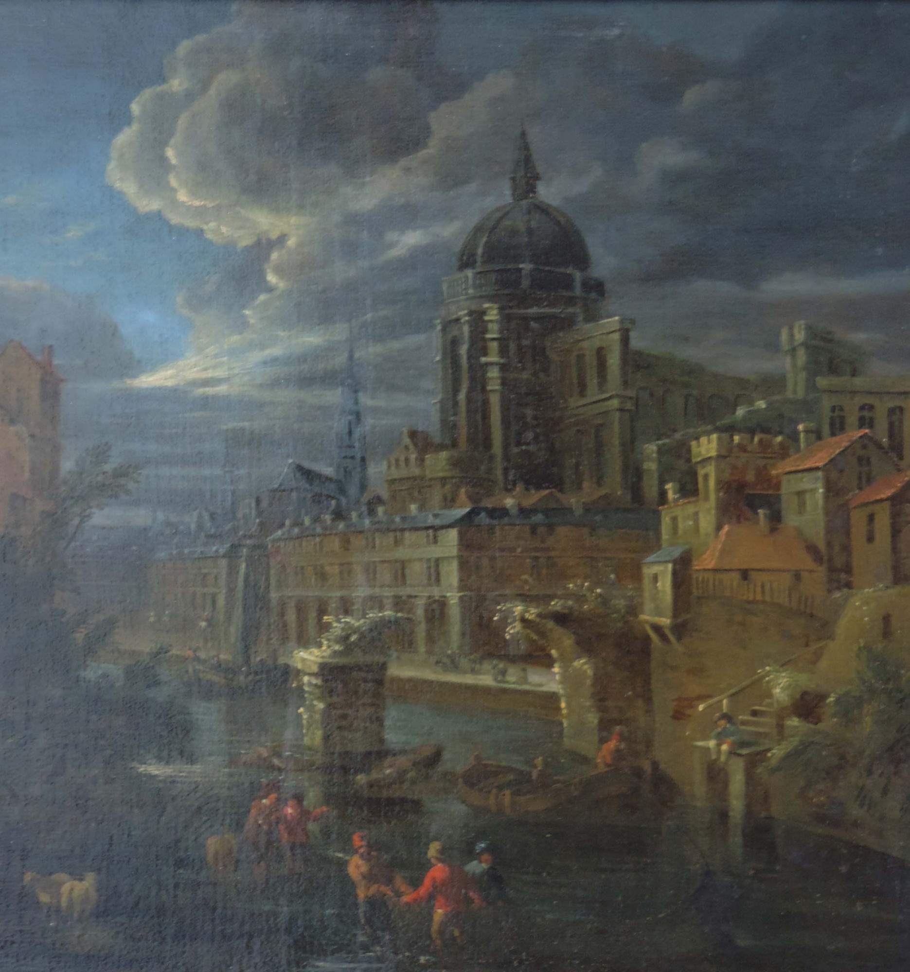 Daniel VAN HEIL (1606 - 1662). Ansicht einer Stadt.59 cm x 84 cm. Gemälde, Öl auf Leinwand - Image 5 of 10