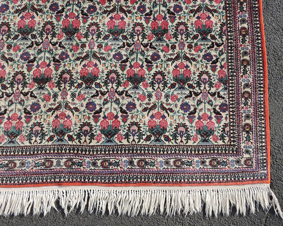 Teheran Manufakturteppich. Zili - Sultan - Muster. Iran. Sehr fein.212 cm x 146 cm. Handgeknüpft. - Image 3 of 8