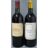 1990 Chateaux Pichon Longueville Comtesse de Lalande, Pauliac.und 1983 Pavillion Rouge du Chateau