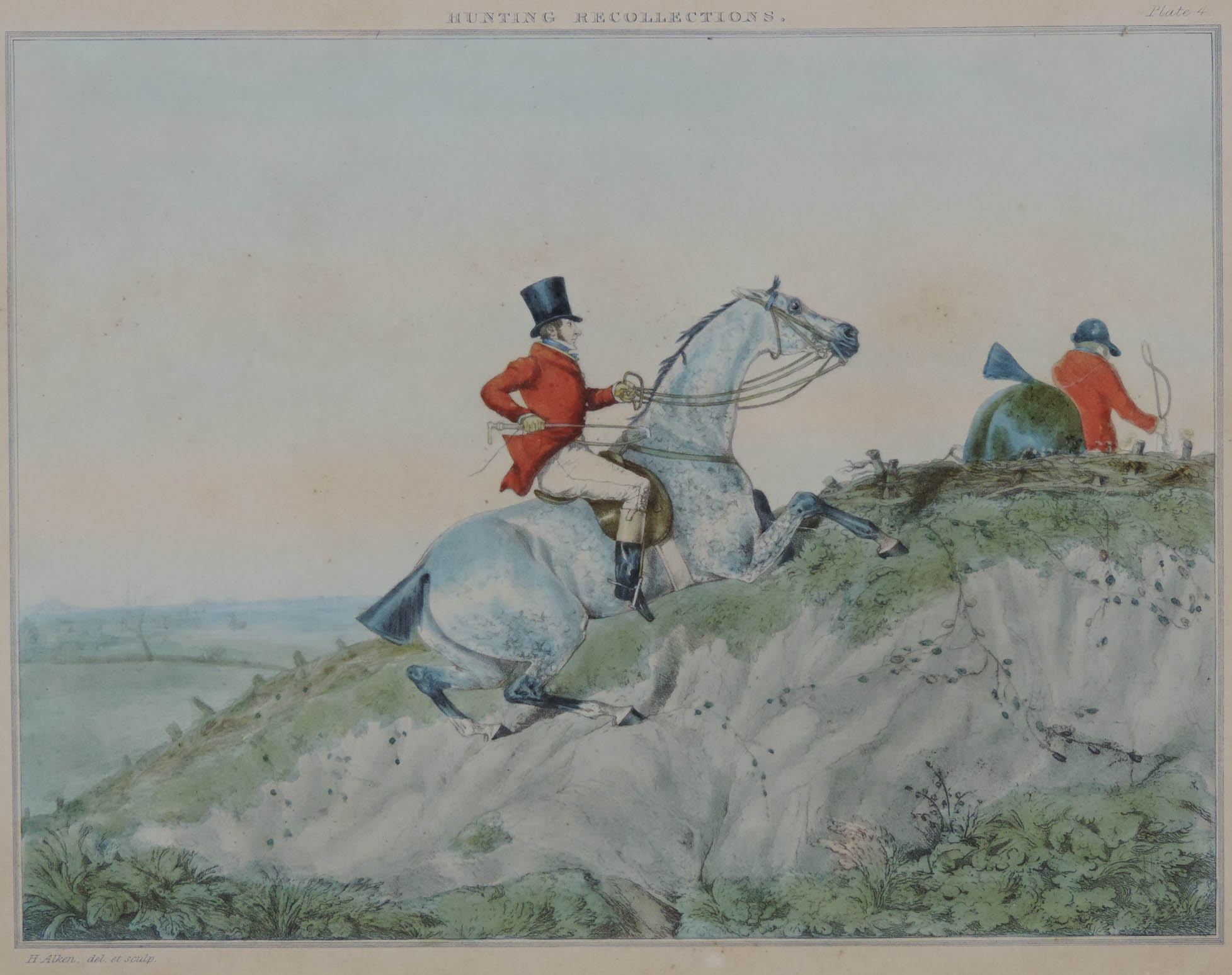 2 Graphiken Henry Thomas I ALKEN (1785-1851), 6 Grafiken "pub. By I.W. Laird".Bis 21 cm x 28 cm.2 - Bild 10 aus 11