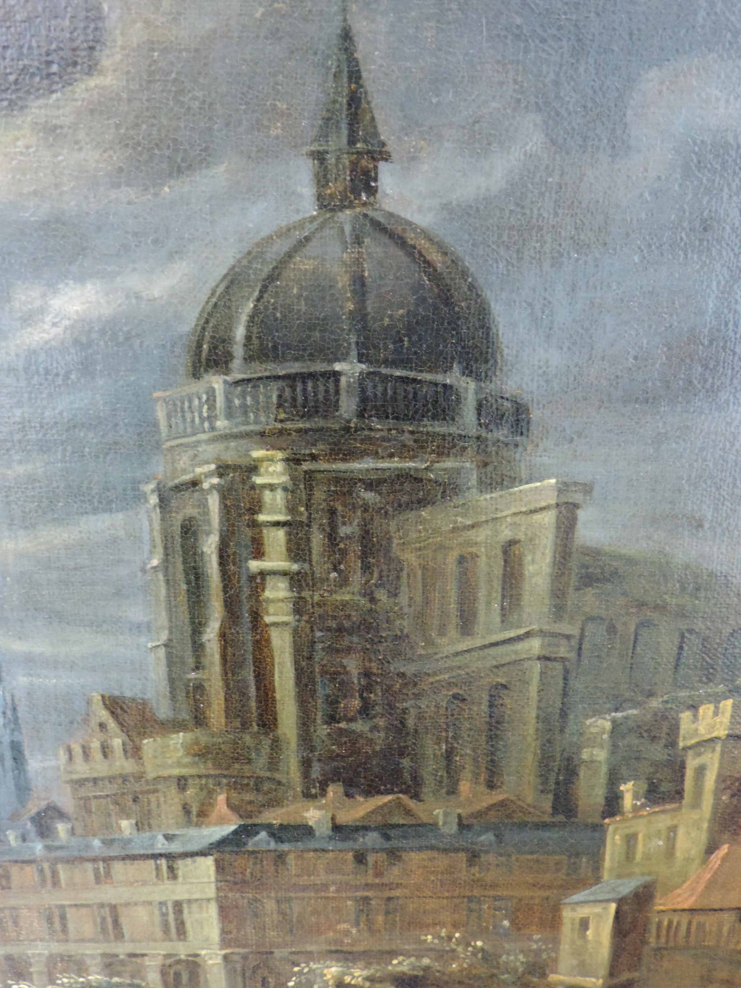Daniel VAN HEIL (1606 - 1662). Ansicht einer Stadt.59 cm x 84 cm. Gemälde, Öl auf Leinwand - Image 8 of 10