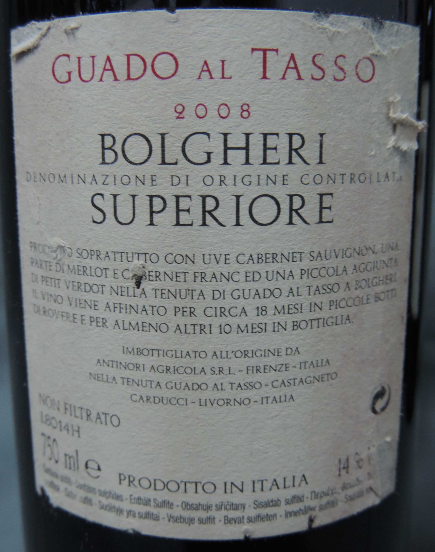 2011 Ornellaia Bolgeri Superiore, Tuscany, 5 Flaschen 750 ml 14,5% vol.Rotwein, Italien.2011 - Bild 7 aus 7