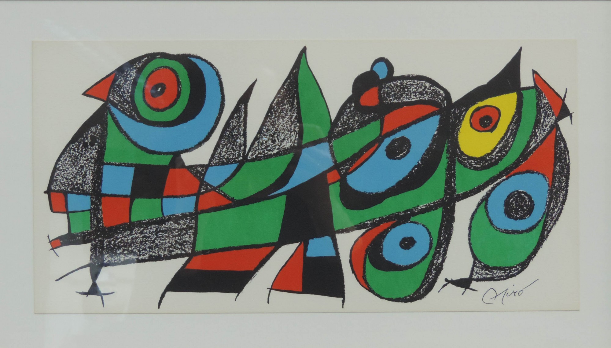 Joan MIRO (1893 - 1983). 2 Lithographien, Querformate.Circa 20 cm x 40 cm.Joan MIRO (1893 - 1983), 2 - Image 4 of 6