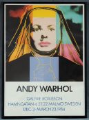 Andy WARHOL (1928 - 1987). Ingrid Bergmann als Nonne. Ausstellungsplakat.70 cm x 48 cm. Für: Galerie