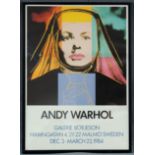 Andy WARHOL (1928 - 1987). Ingrid Bergmann als Nonne. Ausstellungsplakat.70 cm x 48 cm. Für: Galerie