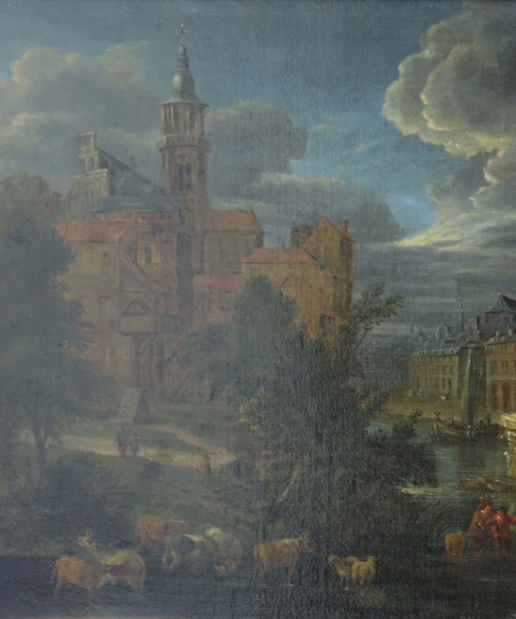 Daniel VAN HEIL (1606 - 1662). Ansicht einer Stadt.59 cm x 84 cm. Gemälde, Öl auf Leinwand - Image 4 of 10