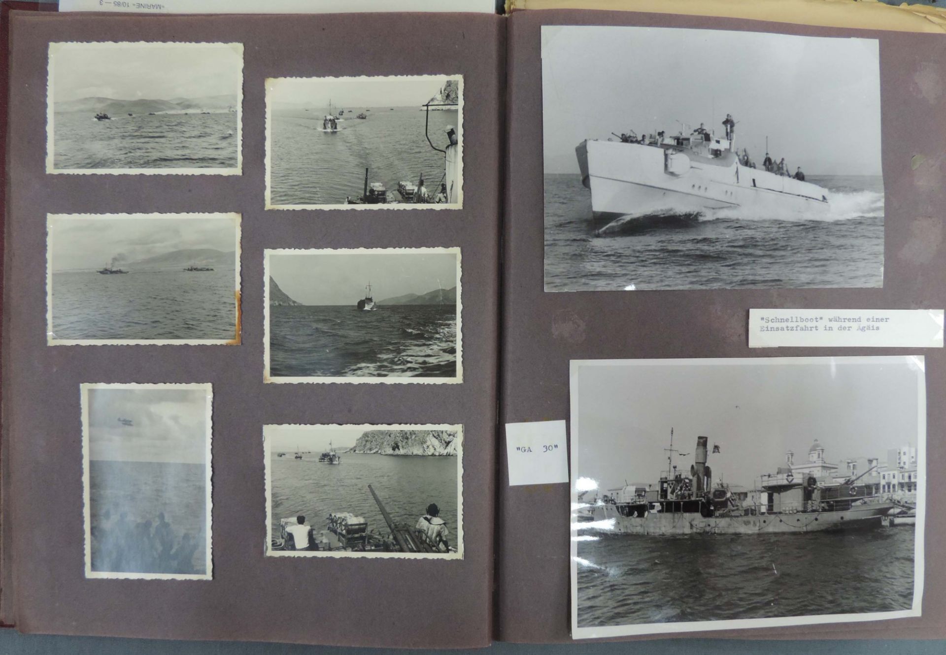 Aus dem Nachlass eines Marine - Maaten. Fotos, Negative, Urkunden und Orden.Auch 2. Weltkrieg, - Bild 10 aus 14