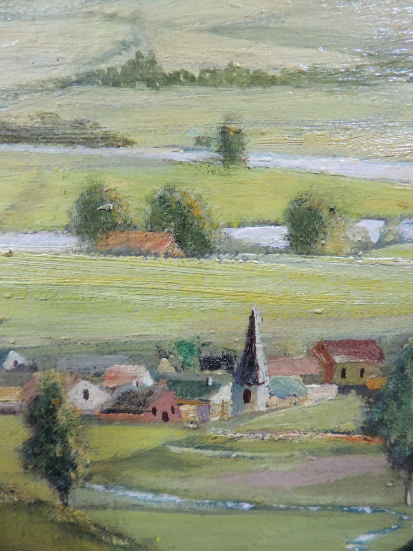 Josef SÜNNEN (1894 - 1969). Eifellandschaft.40 cm x 50 cm. Gemälde, Öl auf Leinwand. Unten rechts - Bild 3 aus 6