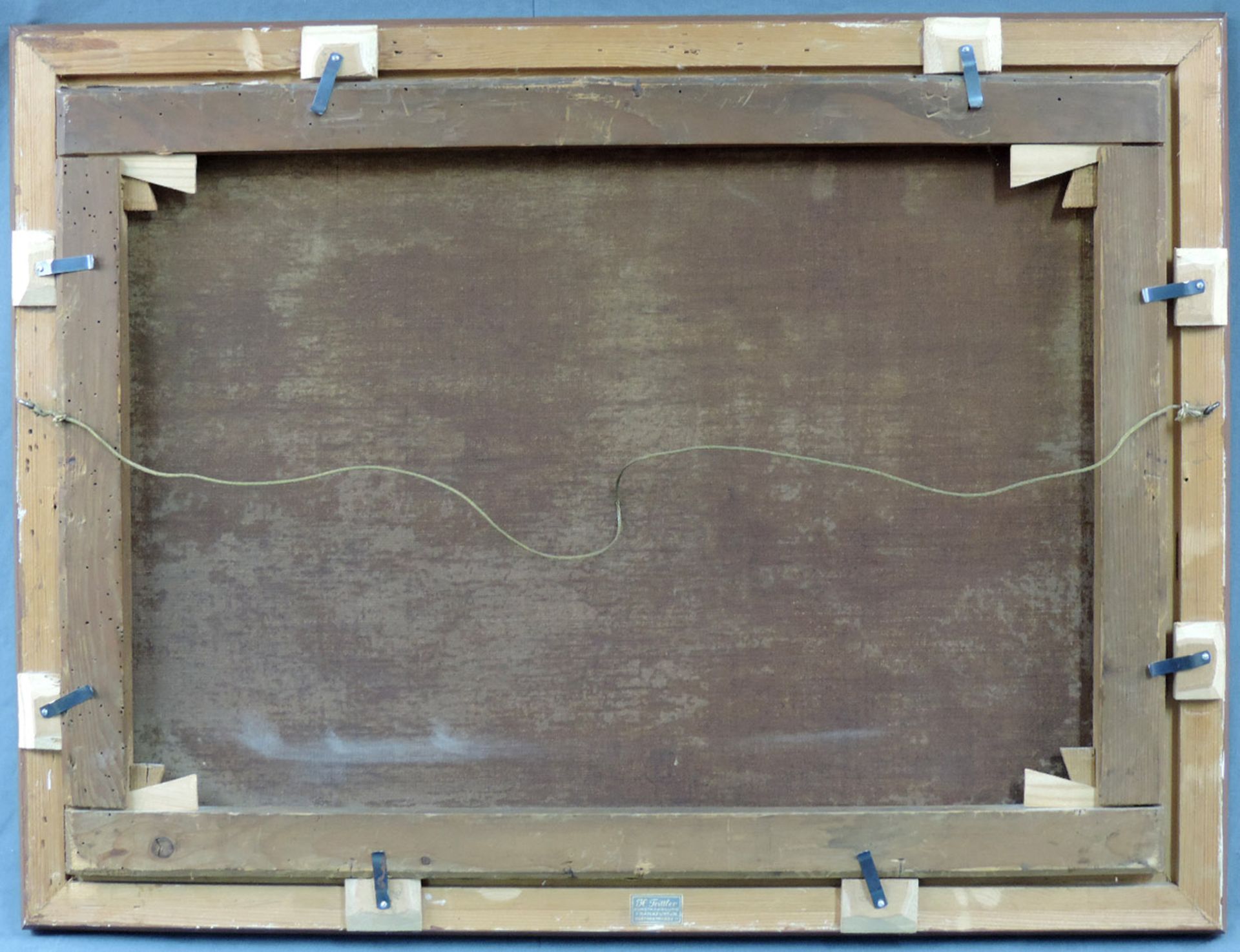 B. KREUTZER (XIX). Nächtliche Bootsfahrt.47 cm x 66 cm. Gemälde, Öl auf Leinwand. Unten rechts - Bild 7 aus 7