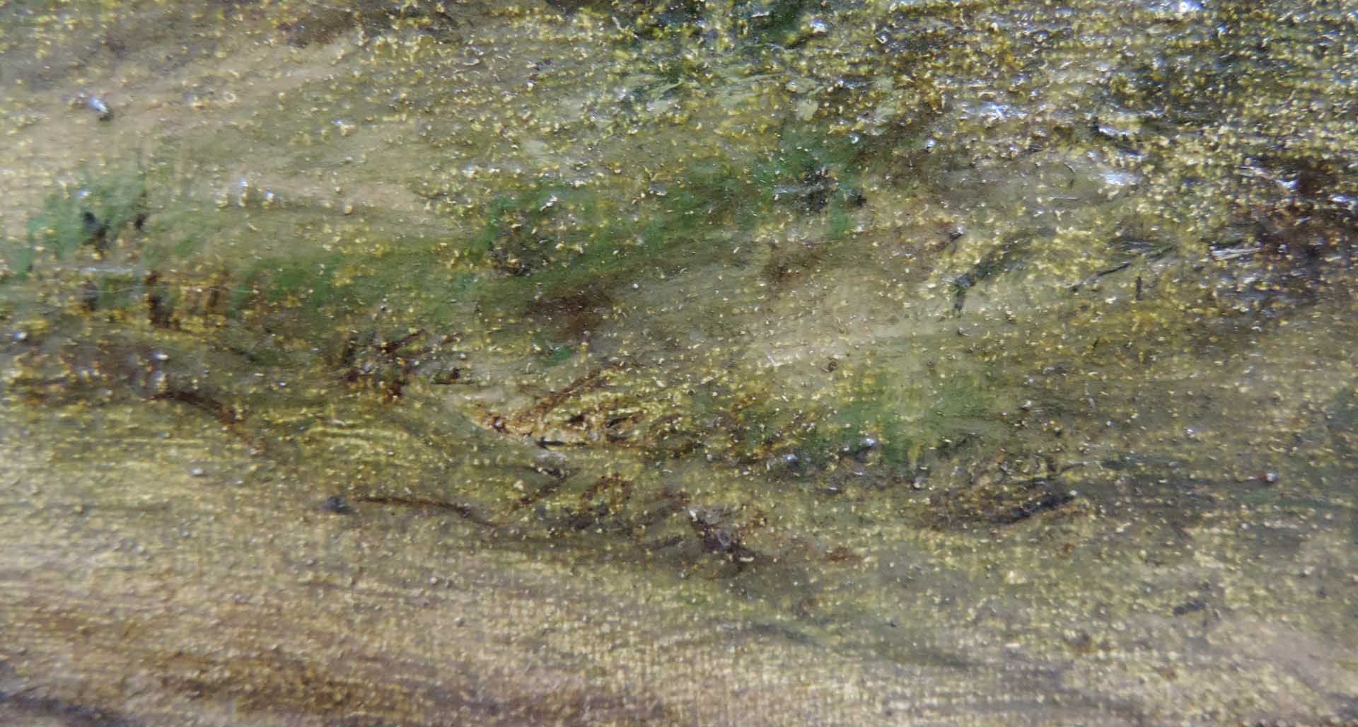 Karl LUCKHARDT (1886 - 1970). 2 Gemälde. Pferde im Stall. Ochsen vor dem Pflug.Je 34,5 cm x 44,5 cm. - Bild 9 aus 10