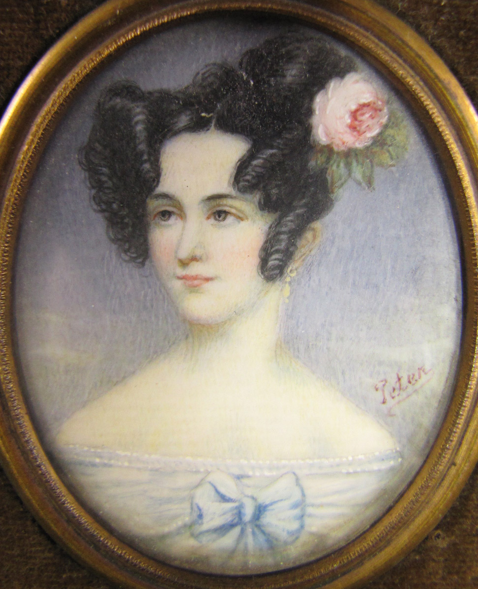 Emanuel Thomas PETER (1799 - 1873). Wohl Bildnis der Gräfin Marie Chotek geb. Berchtold.5 cm x 4 - Image 2 of 7