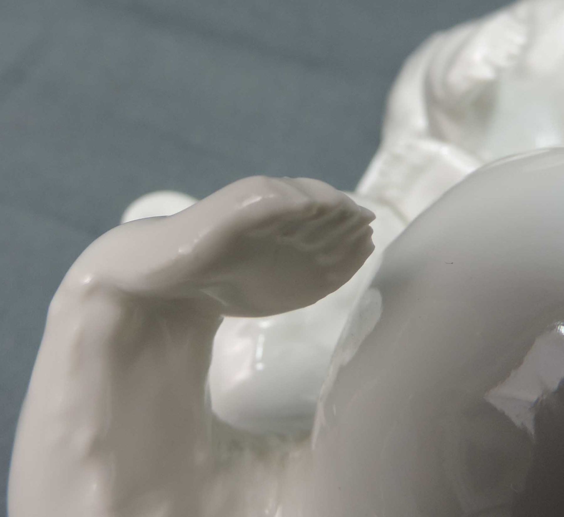 Meissen Porzellan Figur, Bärenpaar.19 cm hoch. Unterglasurblaue Schwertermarke, 1. Wahl.Meissen - Bild 9 aus 9