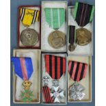8 Orden, 2. Weltkrieg, Belgien.8 Medals, World War 2, Belgium.