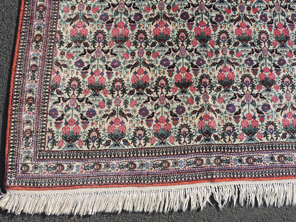 Teheran Manufakturteppich. Zili - Sultan - Muster. Iran. Sehr fein.212 cm x 146 cm. Handgeknüpft. - Image 2 of 8