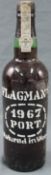 1967 Port Flagman's. Matured in Wood. 0,75 ltr. 20%.Bottled and Shipped by BARROS, ALMEIDA & CA.