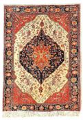 Saruk Ferraghan. Iran. Antik, Mitte 19. Jahrhundert. 190 cm x 135 cm. Teppich, handgeknüpft in