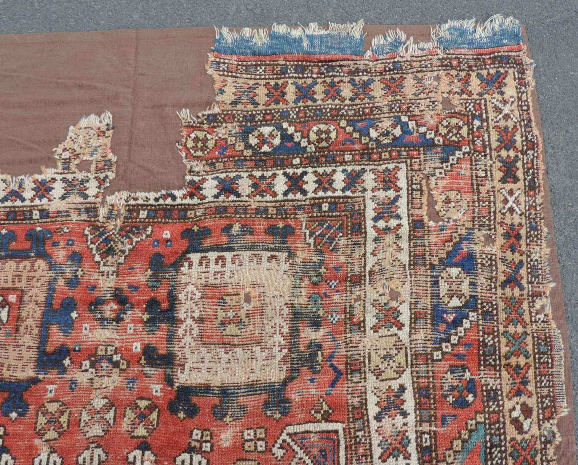 Dorfteppich. West - Anatolien, Türkei. Antik, 18. Jahrhundert. 217 cm x 159 cm. Handgeknüpft. - Image 5 of 7