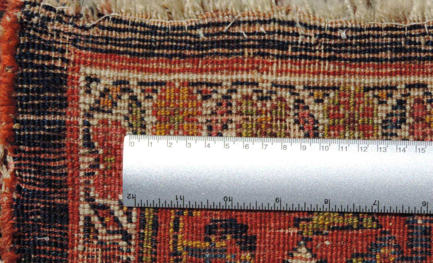 Bidjar Triculum Teppich. Iran. Antik, um 1890. 614 cm x 405 cm. Handgeknüpft in Persien. Wolle auf - Image 4 of 12