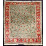 Täbriz "Shah - Abbas" Teppich. Iran. Fein. 344 cm x 251 cm. Handgeknüpft in Persien. Wolle auf