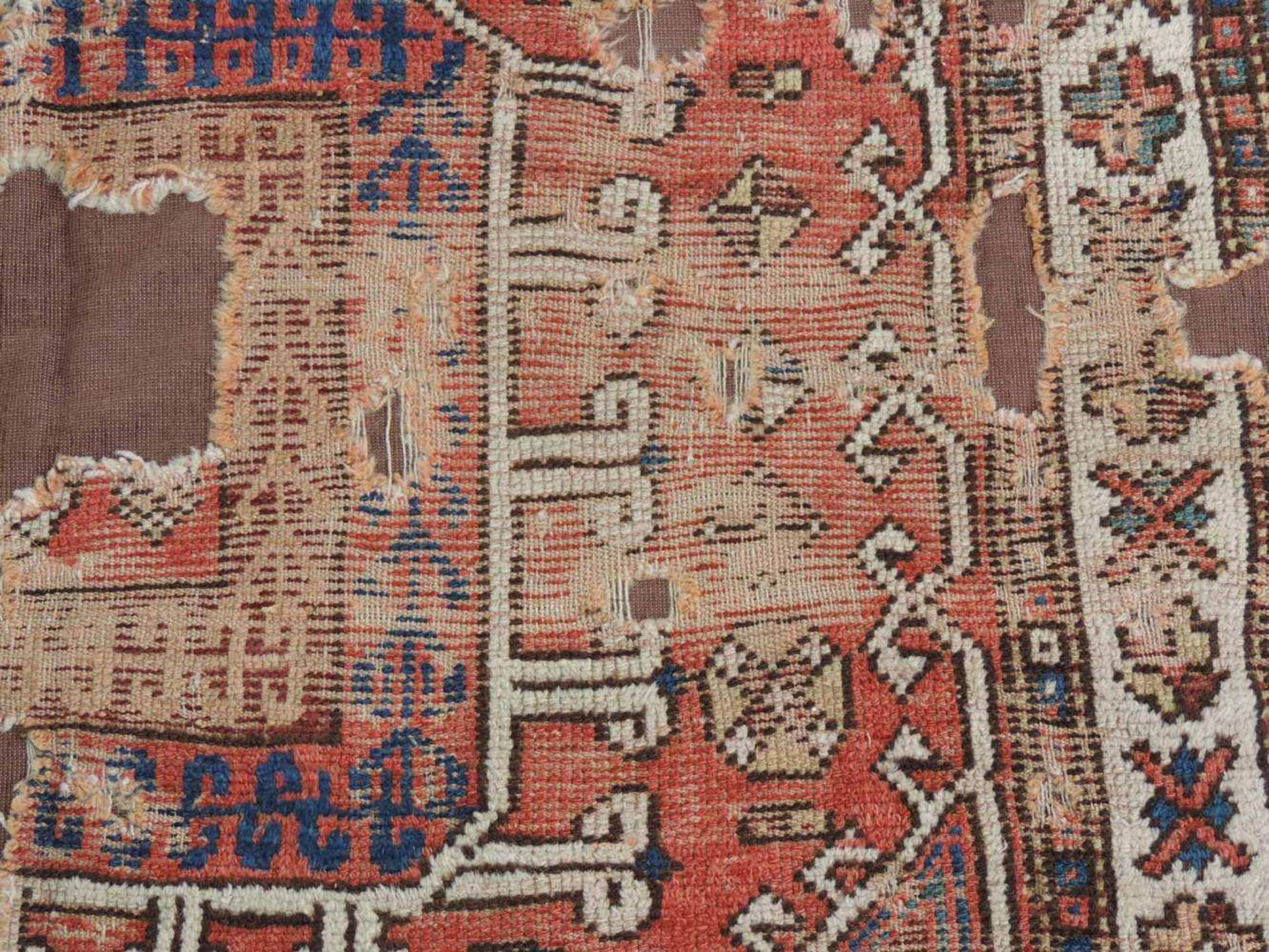 Dorfteppich. West - Anatolien, Türkei. Antik, 18. Jahrhundert. 217 cm x 159 cm. Handgeknüpft. - Image 7 of 7