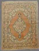 Täbris "Haj - Jalili" Manufakturteppich. Iran. Antik, um 1900. 164 cm x 125 cm. Handgeknüpft in